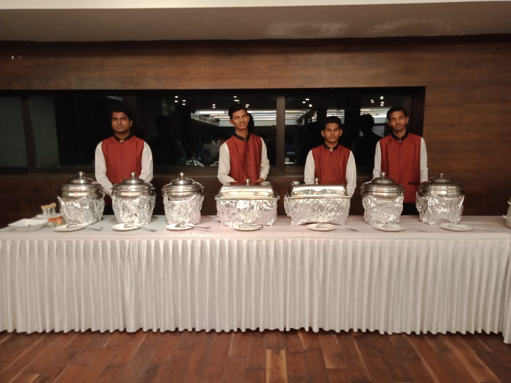 Outdoor catering event